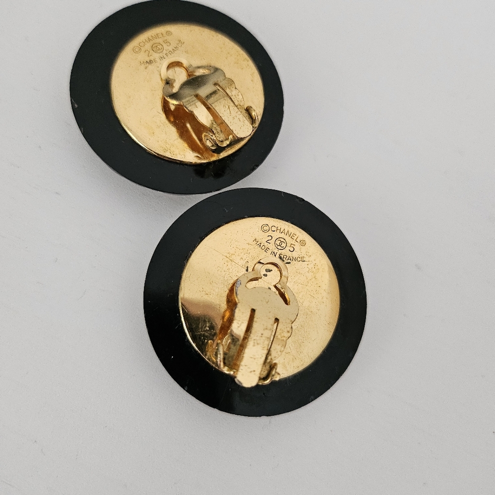 Chanel Quilted Coco vintage earrings - Picture 3 of 4